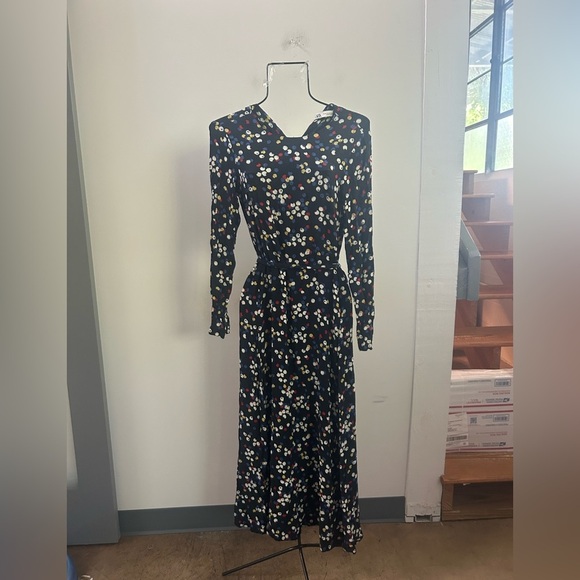 Zara Dresses & Skirts - Zara midi dress polka dot XS